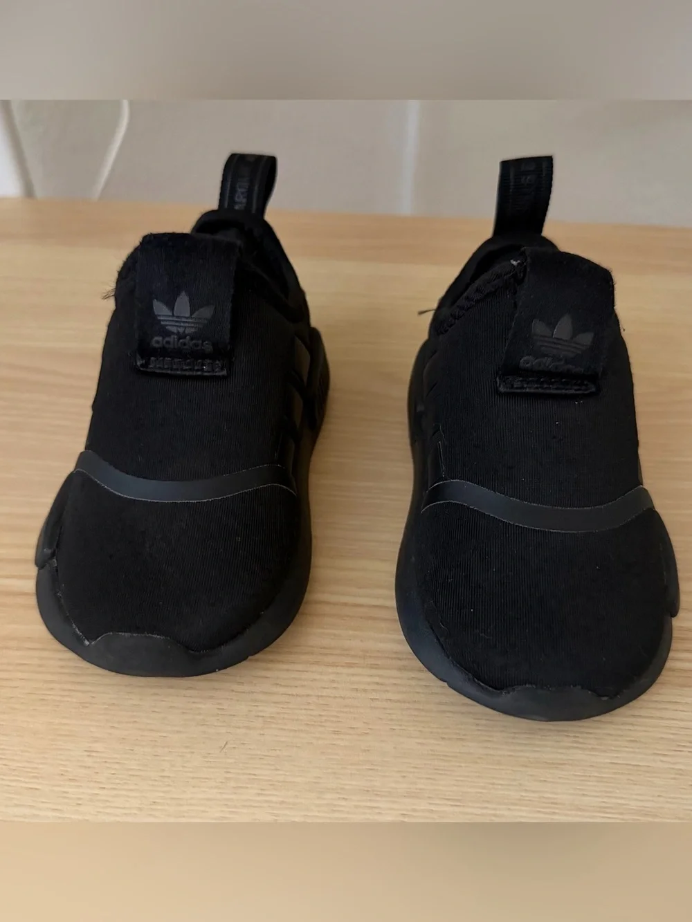 Adidas Fit Foam Black Slip On Shoes Size 5C